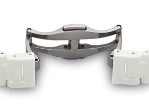 RADO 雷達錶 TRUE Squre 真我系列方形白陶瓷石英鑽母貝腕錶 29mm R27072902