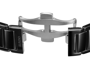 RADO TRUE SQUARE 雷達錶真我方形系列鏤空陶瓷自動機械腕錶 38mm R27124162