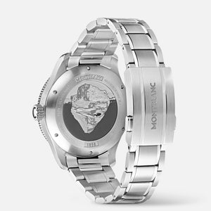 MontBlanc 萬寶龍 Iced Sea 系列300米日期顯示自動潛水腕錶 41mm 129371