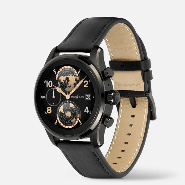 MontBlanc 萬寶龍 Summit 3 系列智能腕錶 - 黑色鈦金屬 129267