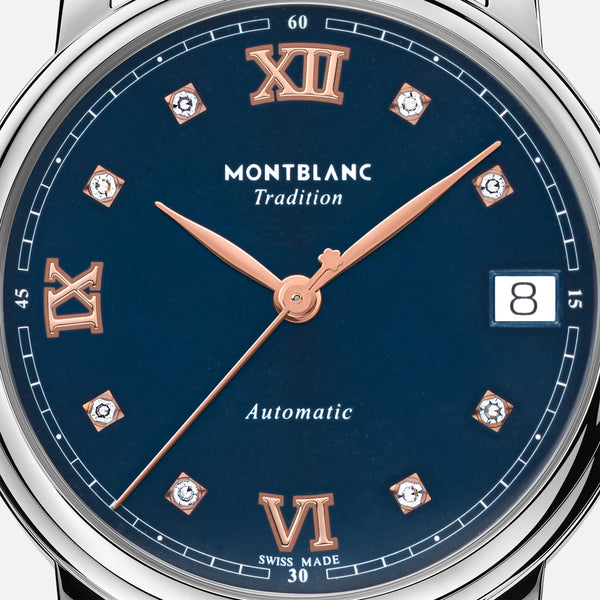 MontBlanc Tradition 萬寶龍傳統系列日期自動腕錶 32mm 129642