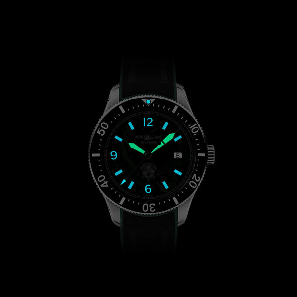 MontBlanc 萬寶龍 Iced Sea 系列綠色冰川專賣店特別版 41mm MB130810