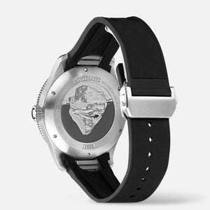 MontBlanc 萬寶龍 Iced Sea 系列300米日期顯示自動潛水腕錶 41mm 129372