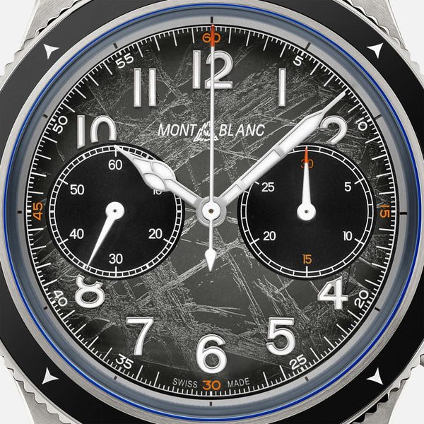 MontBlanc 萬寶龍 1858 系列 0 Oxygen 零氧 The 8000  自動上鍊計時碼錶 42mm 130983