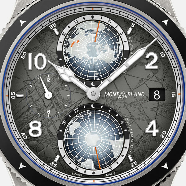 MontBlanc 萬寶龍 1858 Geosphere 世界時區 0 Oxygen 零氧 The 8000 特別版腕錶 42mm 130982