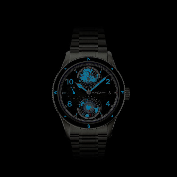 MontBlanc 萬寶龍 1858 Geosphere 世界時區 0 Oxygen 零氧 The 8000 特別版腕錶 42mm 130982