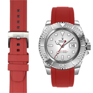 EVEREST錶帶 ROLEX YACHT-MASTER 126622 126621 116622 116621 膠帶穿扣